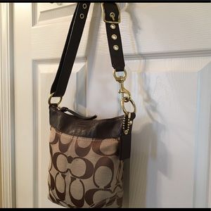 Coach Brown Messenger Crossbody or Shoulder Bag
